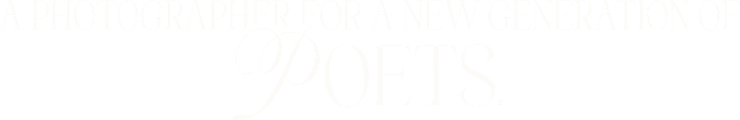 A photographer for a new generation of poets